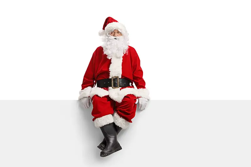 DELUXE SANTA SUIT 12 MENS FATHER CHRISTMAS COSTUME PLUSH XMAS OUTFIT BELL  SACK | eBay